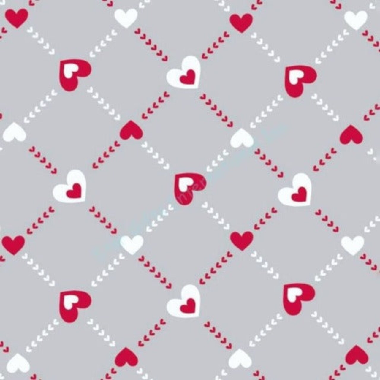 Valentine Heart Printed Cellophane Gift Wrap 30"X100" Holiday Wrapping Paper